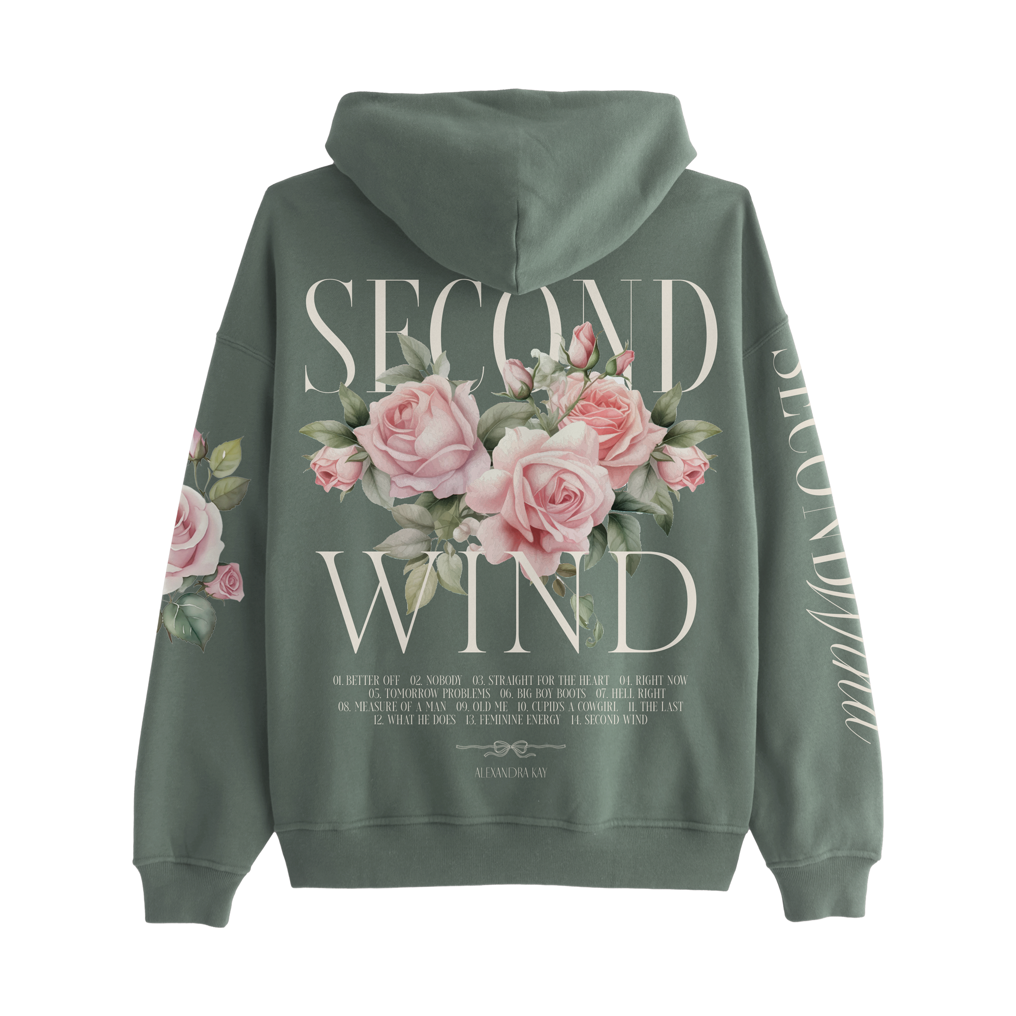 Second Wind Pigment Alpine Green Hoodie