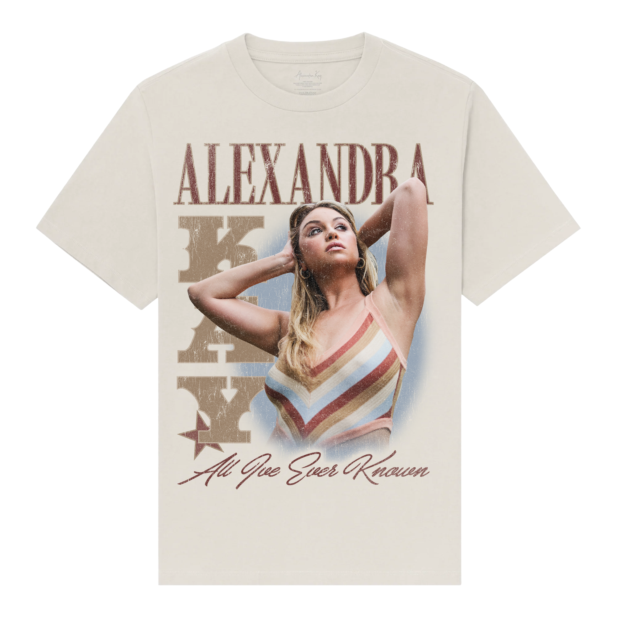 All I've Ever Known '24 Natural Tour Tee