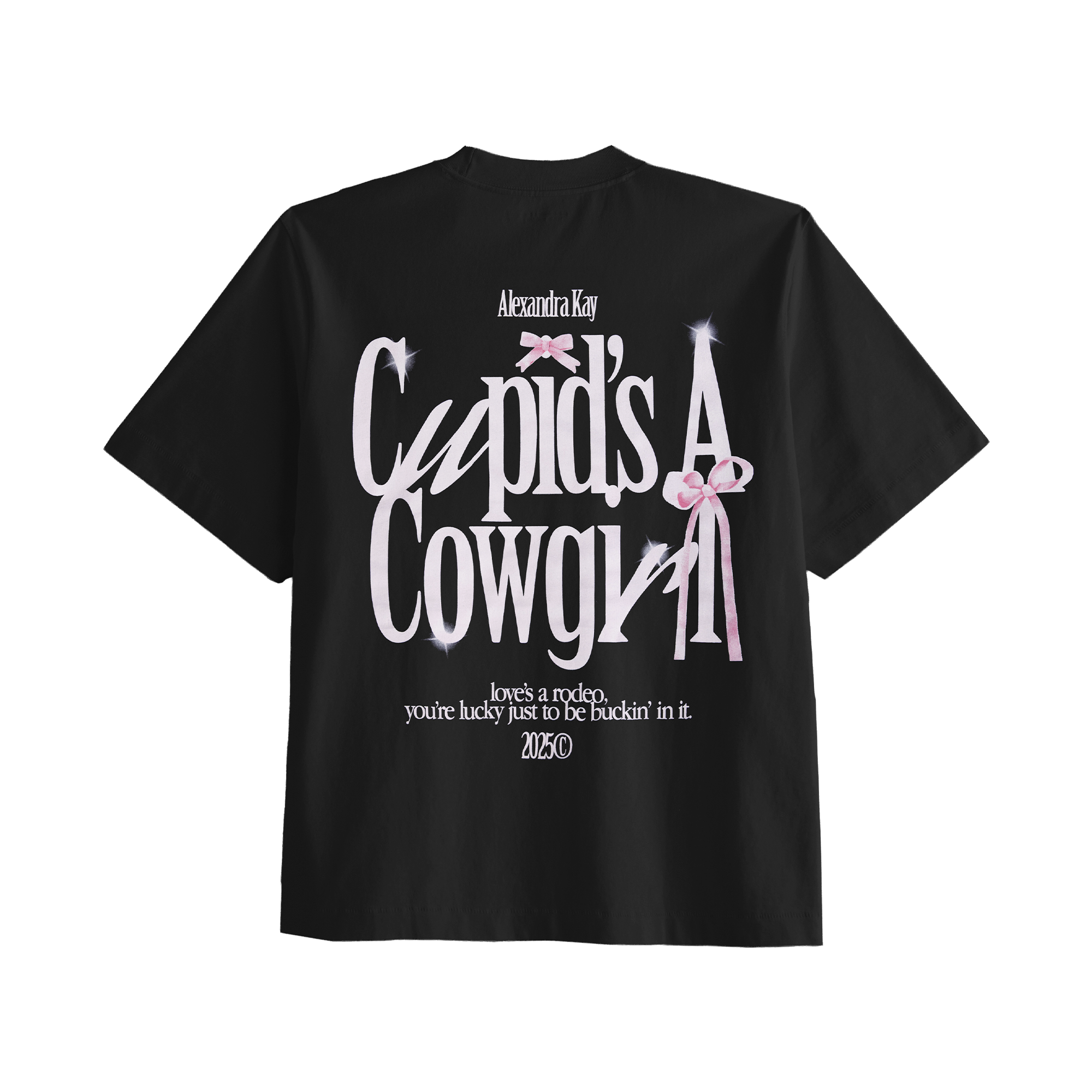 Love's A Rodeo Black Tee