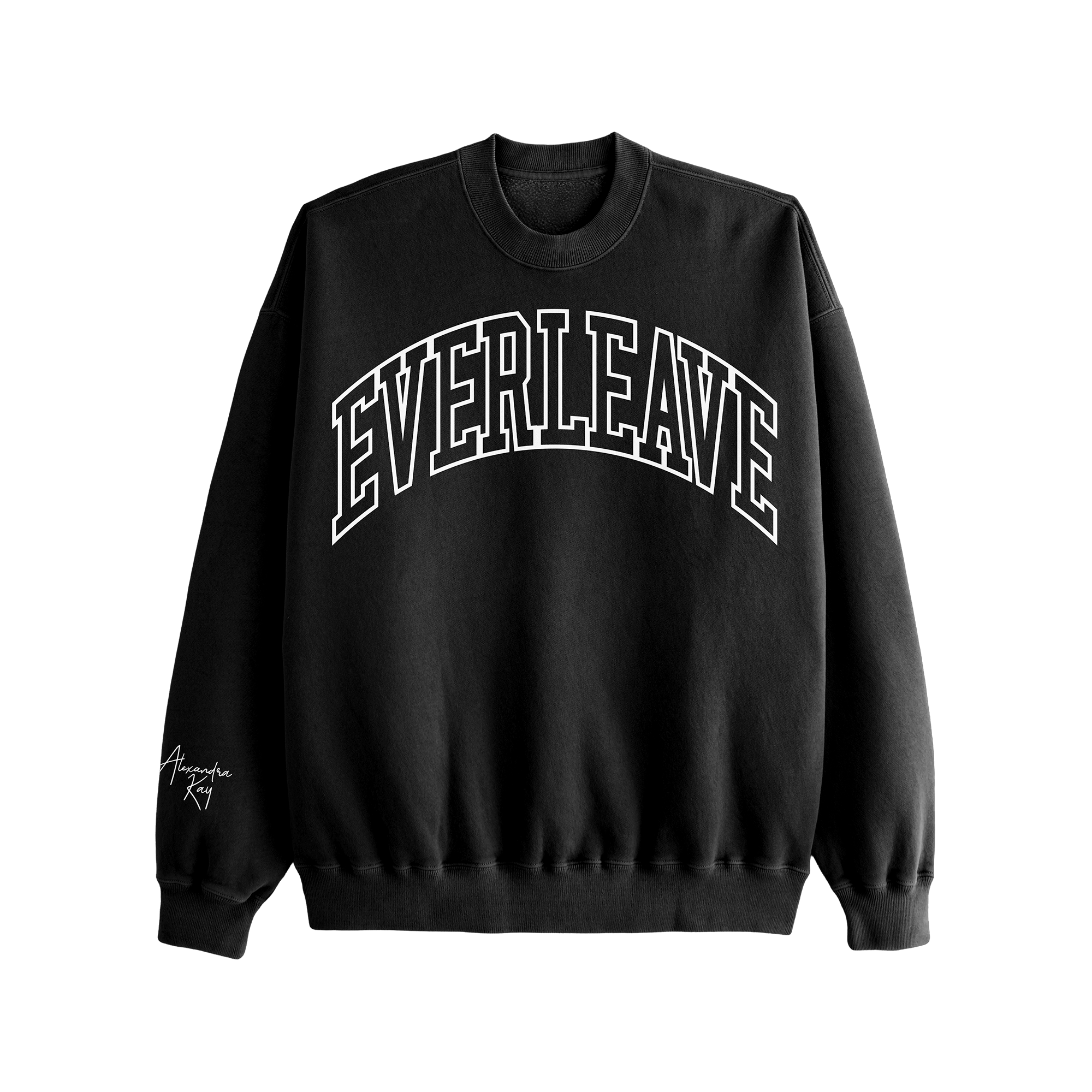 Men's BLACK - Crewneck Crew” “The CLUBHAUS Club States United On | Black | Graphic Crew メンズウェア