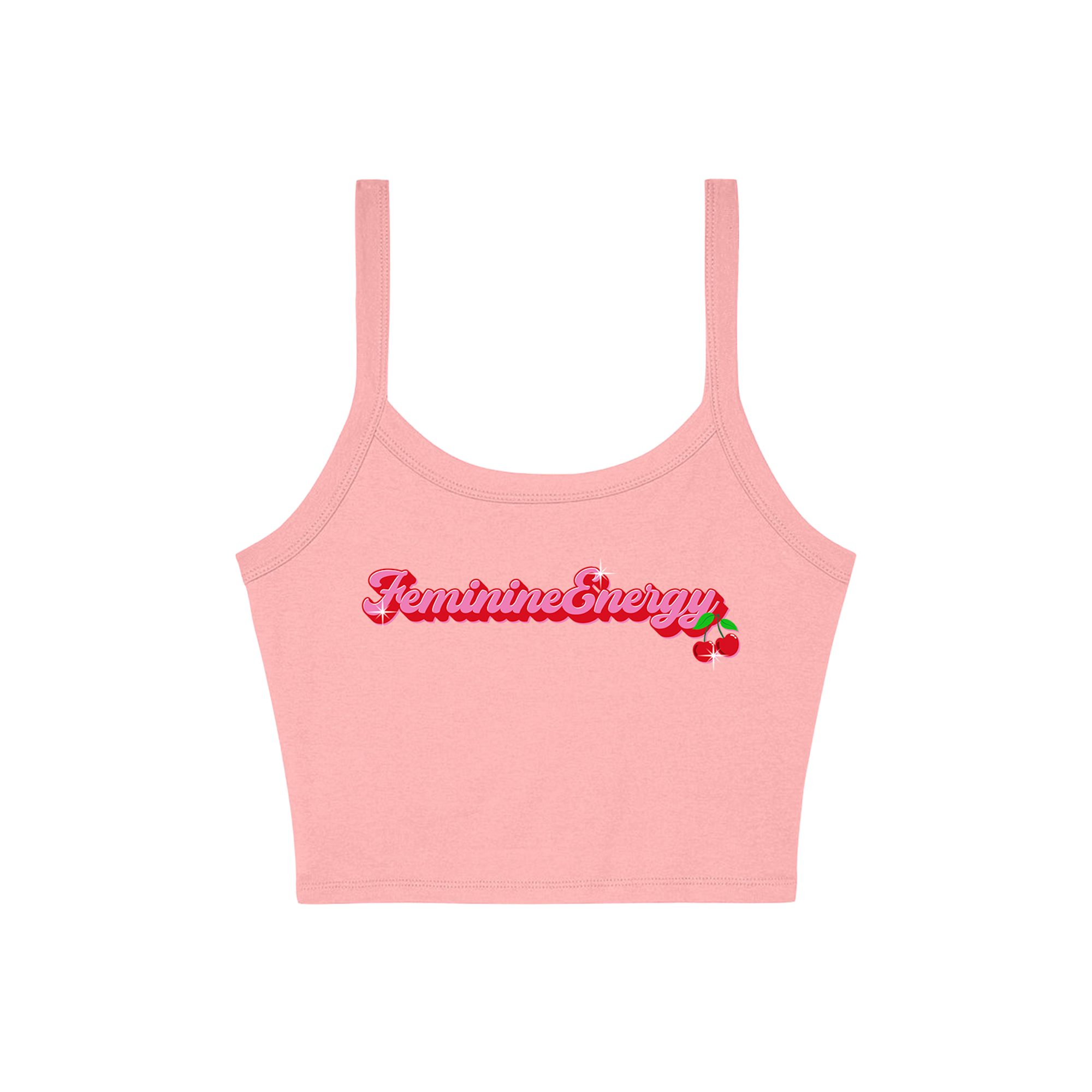 Feminine Energy Pink Strap Tank