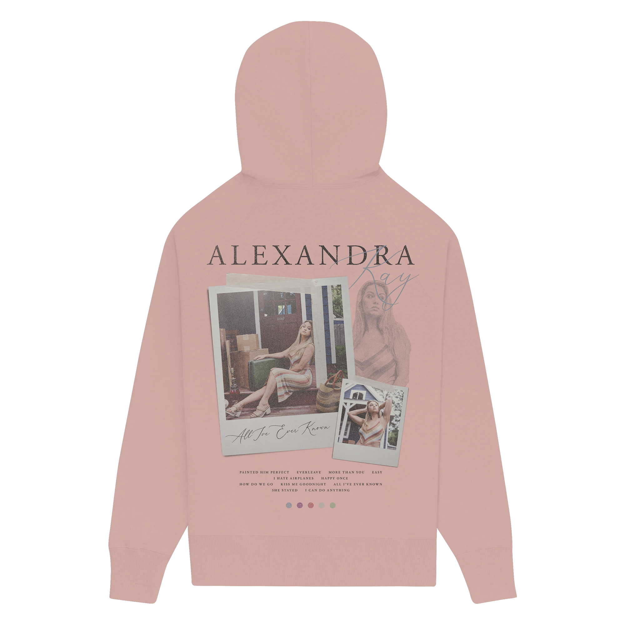 Polaroid Dusty Pink Hoodie