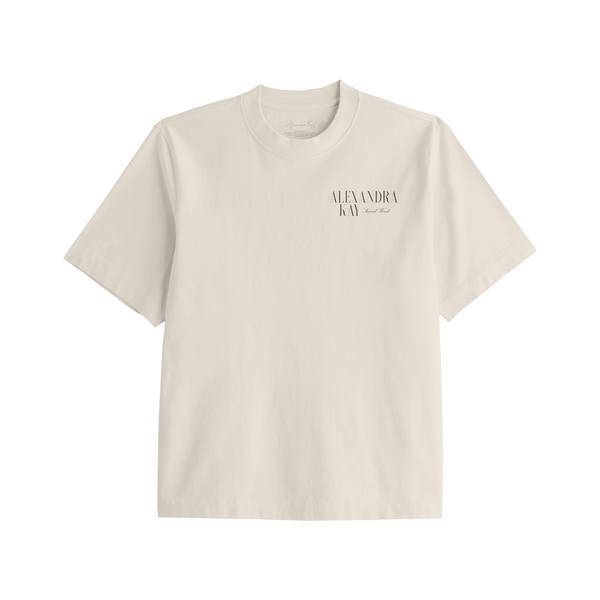 Second Wind Album Natural Tee