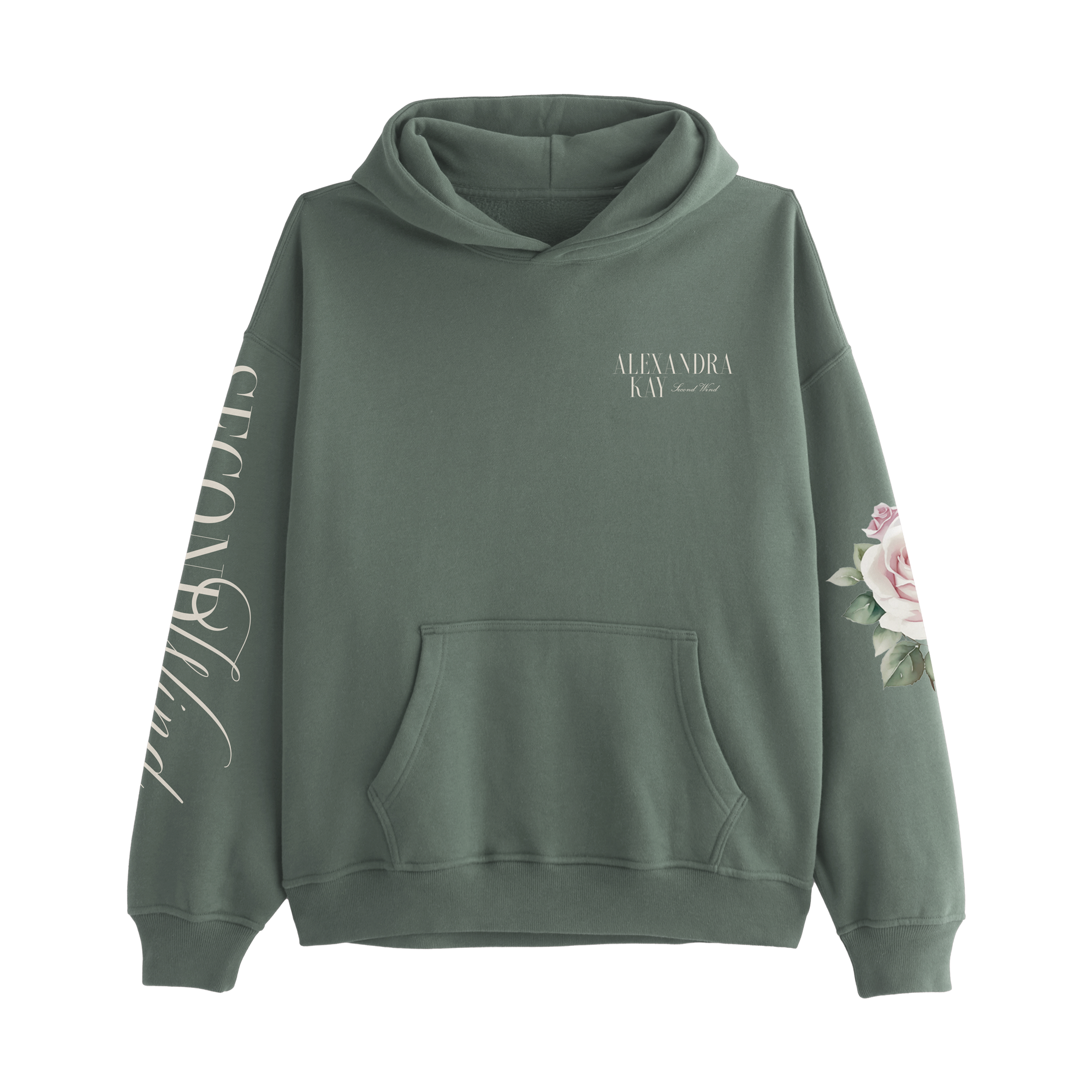Second Wind Pigment Alpine Green Hoodie