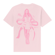 Bow Light Pink Tee