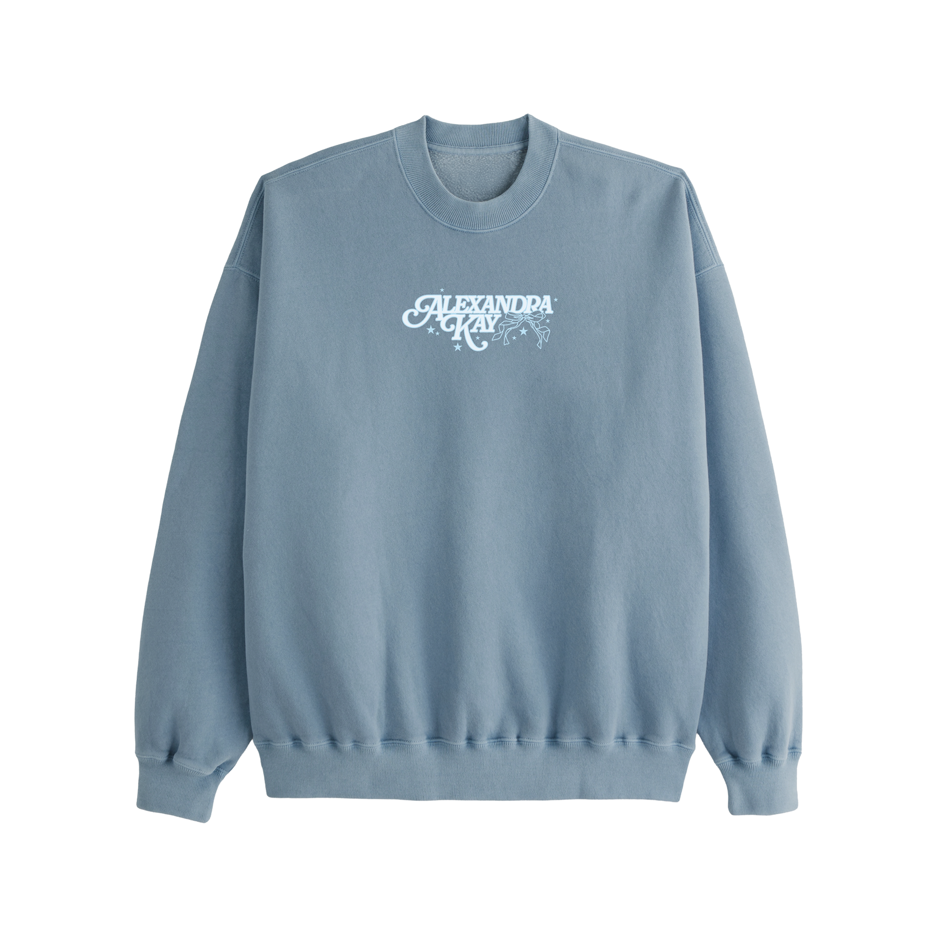 Starry Pigment Slate Blue Crewneck