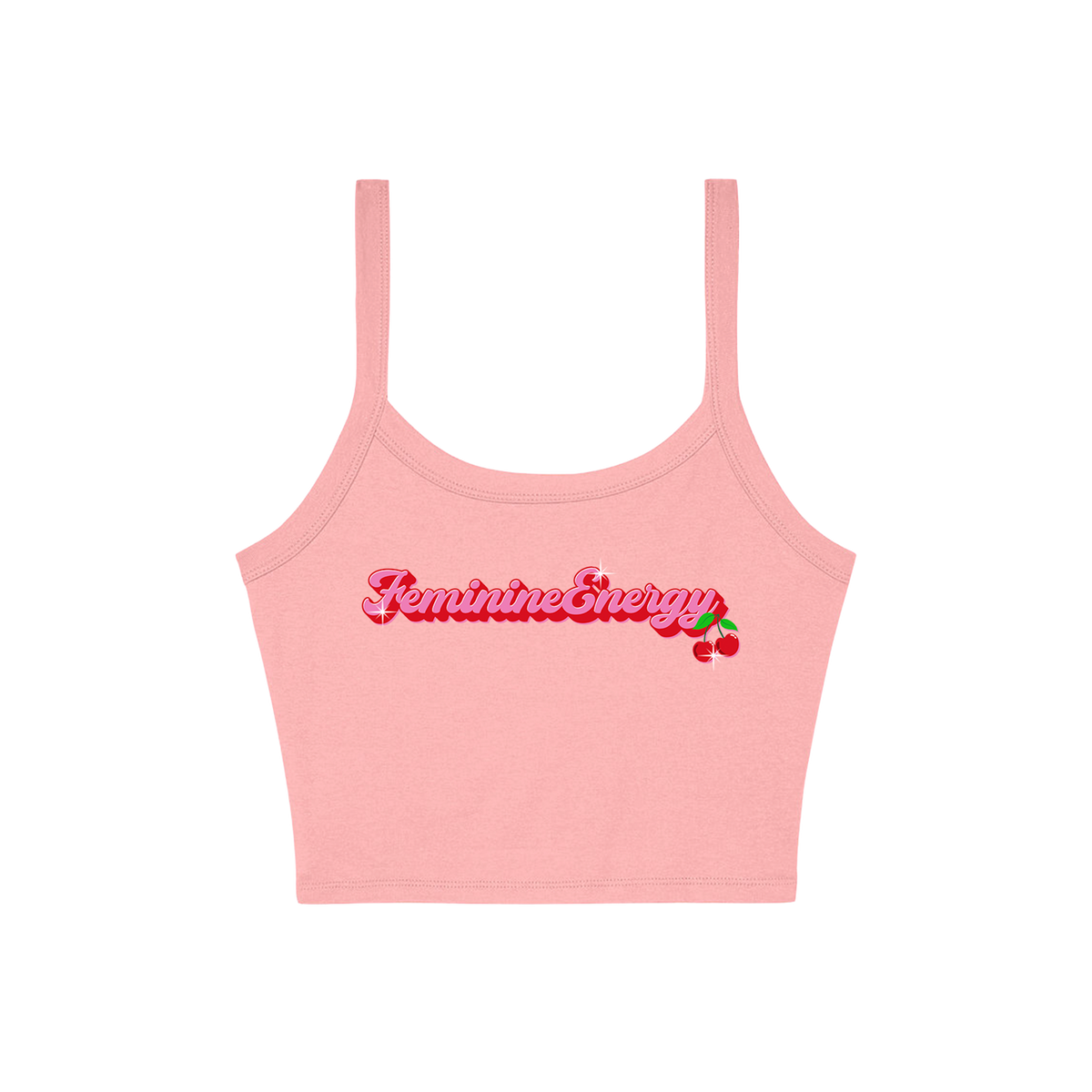 Feminine Energy Pink Strap Tank