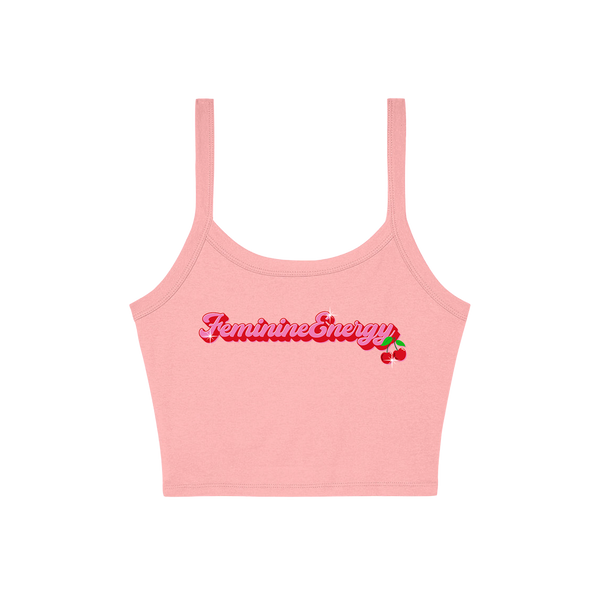 Feminine Energy Pink Strap Tank