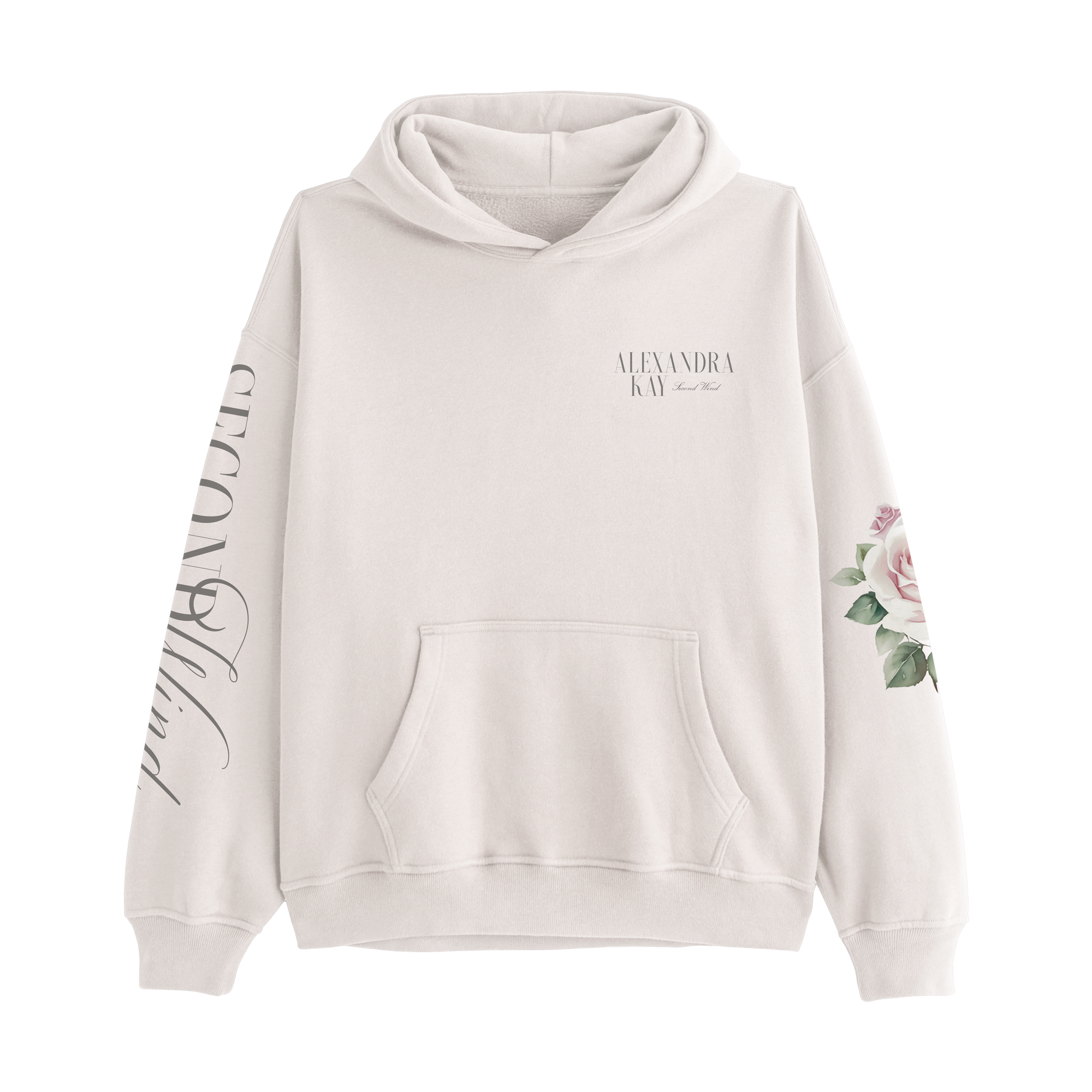 Rose Ivory Hoodie